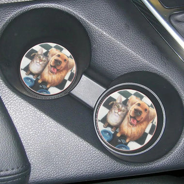 Absorbent Stone Car Coaster