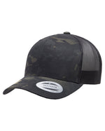 6606VC Yupoong Classics Camo Retro Trucker Hat