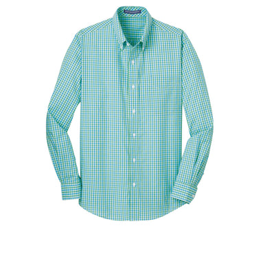 S654 Port Authority Long Sleeve Gingham Easy Care Shirt