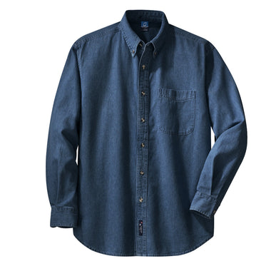 SP10 Port & Company - Long Sleeve Value Denim Shirt