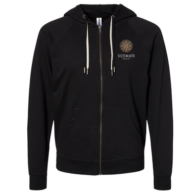 SS1000Z Ultimate - Icon Lightweight Loopback Terry Full-Zip Hooded Sweatshirt