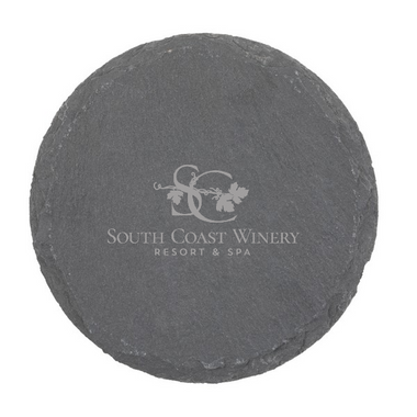 Natural Slate Stone Round Coaster