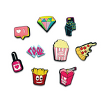 Wine Beach Tote Bags (Custom Croc Charms)