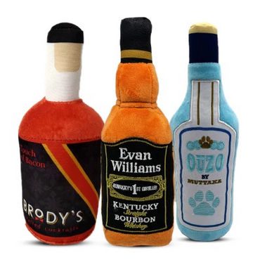 Liquor Bottle Dog Toy