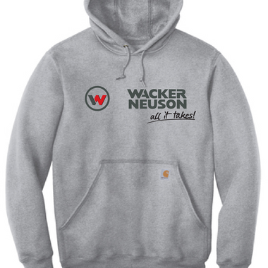 Wacker Neuson CTK121 Carhartt Midweight Hooded Sweatshirt