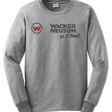Wacker Neuson Promotion Long Sleeve Tee - 50pc