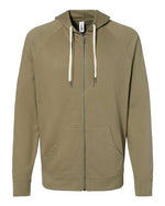 SS1000Z Ultimate - Icon Lightweight Loopback Terry Full-Zip Hooded Sweatshirt