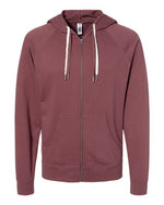 SS1000Z Ultimate - Icon Lightweight Loopback Terry Full-Zip Hooded Sweatshirt