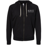 The Cave OMW - Icon Lightweight Loopback Terry Full-Zip Hooded Sweatshirt