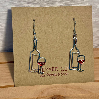 Wine Bottle Earrings
