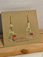 Wine Bottle Earrings