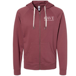 The Cave OMW - Icon Lightweight Loopback Terry Full-Zip Hooded Sweatshirt
