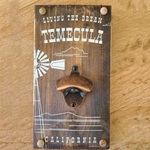 Custom Temecula Wood Bottle Opener