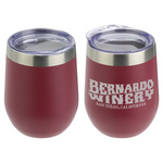 Bernardo 10 oz Vacuum Insulated Stainless Steel Wine Tumbler