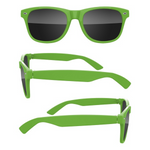 Retro Sunglasses w/ Full Color Temple Imprint