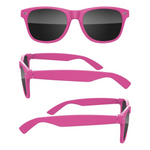 Retro Sunglasses w/ Full Color Temple Imprint