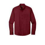 W808 Port Authority Long Sleeve SuperPro React Twill Shirt