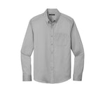 W808 Port Authority Long Sleeve SuperPro React Twill Shirt