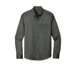 W808 Port Authority Long Sleeve SuperPro React Twill Shirt