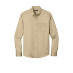 W808 Port Authority Long Sleeve SuperPro React Twill Shirt