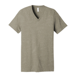 BC3655 BELLA+CANVAS Unisex Textured Jersey V-Neck Tee