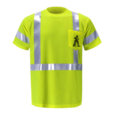 Cement Cutting TB115 Short Sleeve Class III Safety Shirt