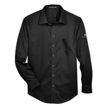 DG530 D&G Men's Solid Stretch Twill Woven Shirt