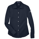 DG530w D&G Women's Solid Stretch Twill Woven Shirt