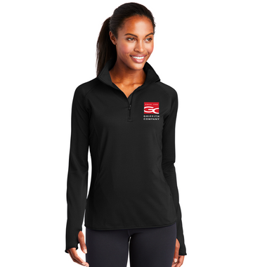 LST850 Sport-Tek® Ladies Sport-Wick® Stretch 1/4-Zip Pullover