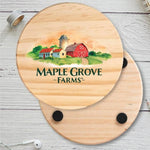 Round Wood Coaster