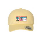6245PT Yupoong Adult Peached Cotton Twill Dad Cap