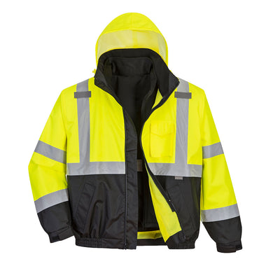 US364 Premium 2-in-1 Bomber Yellow/Black